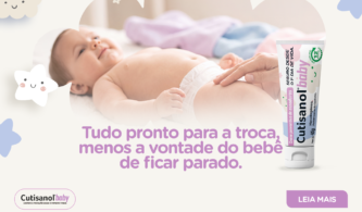 Quando o bebê não para quieto durante a troca